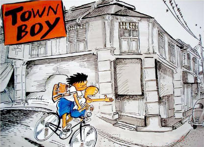 e-tawau Lat released a sequel, 'Town Boy' in 1981 following his teenage years in the city.